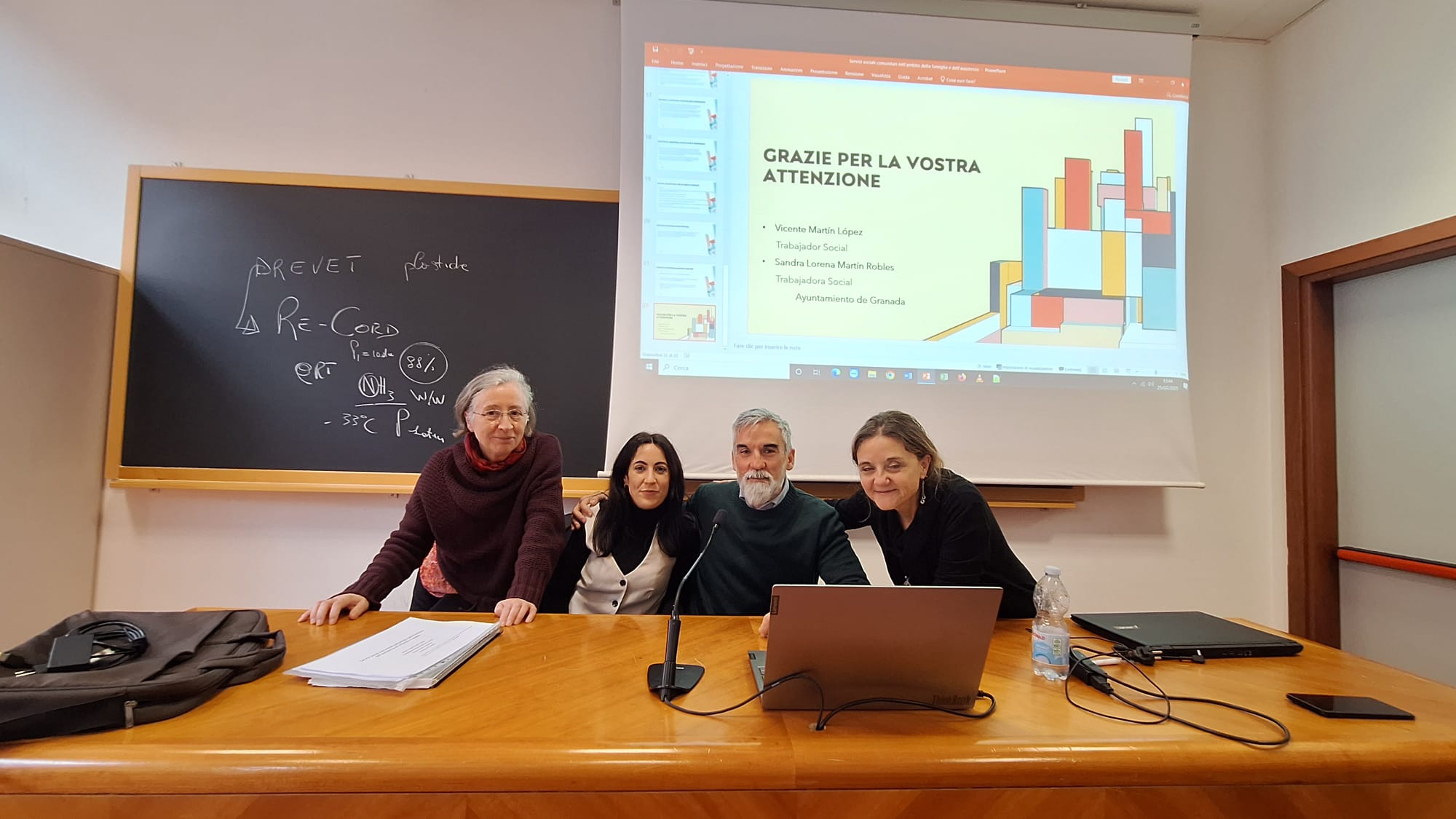 n the photos: Antonia Cobos Gámez, Sandra Lorena Martín, Vicente Martín López and Ivana Acocella.