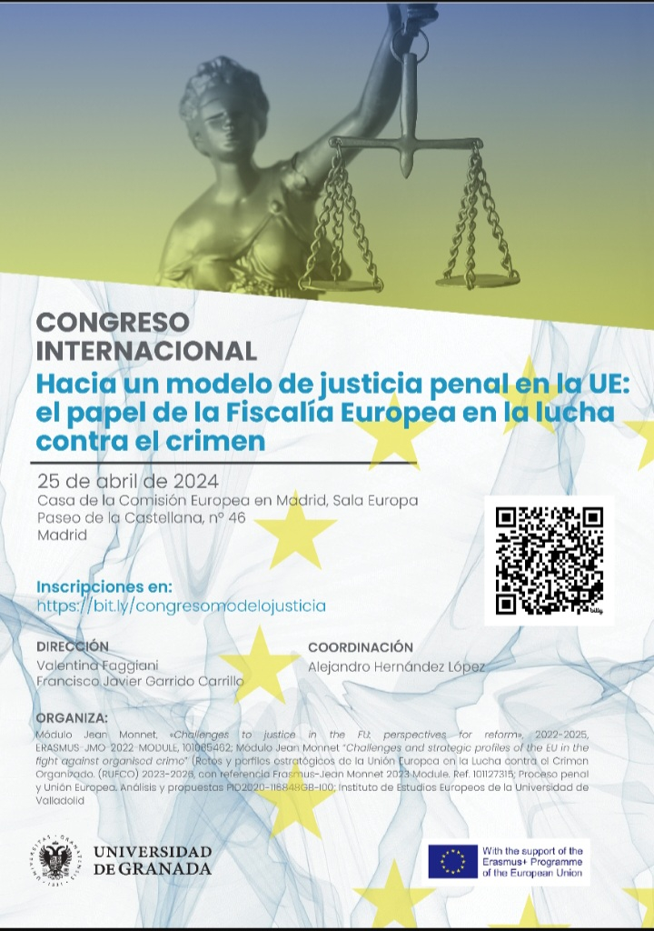 Imagen Congreso Internacional Hacia un modelo de justicia penal en la Unión Europea