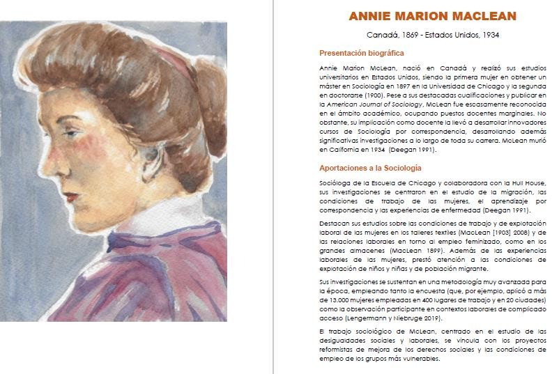 Ejemplo de ficha del Cuadernillo “Visibles”.